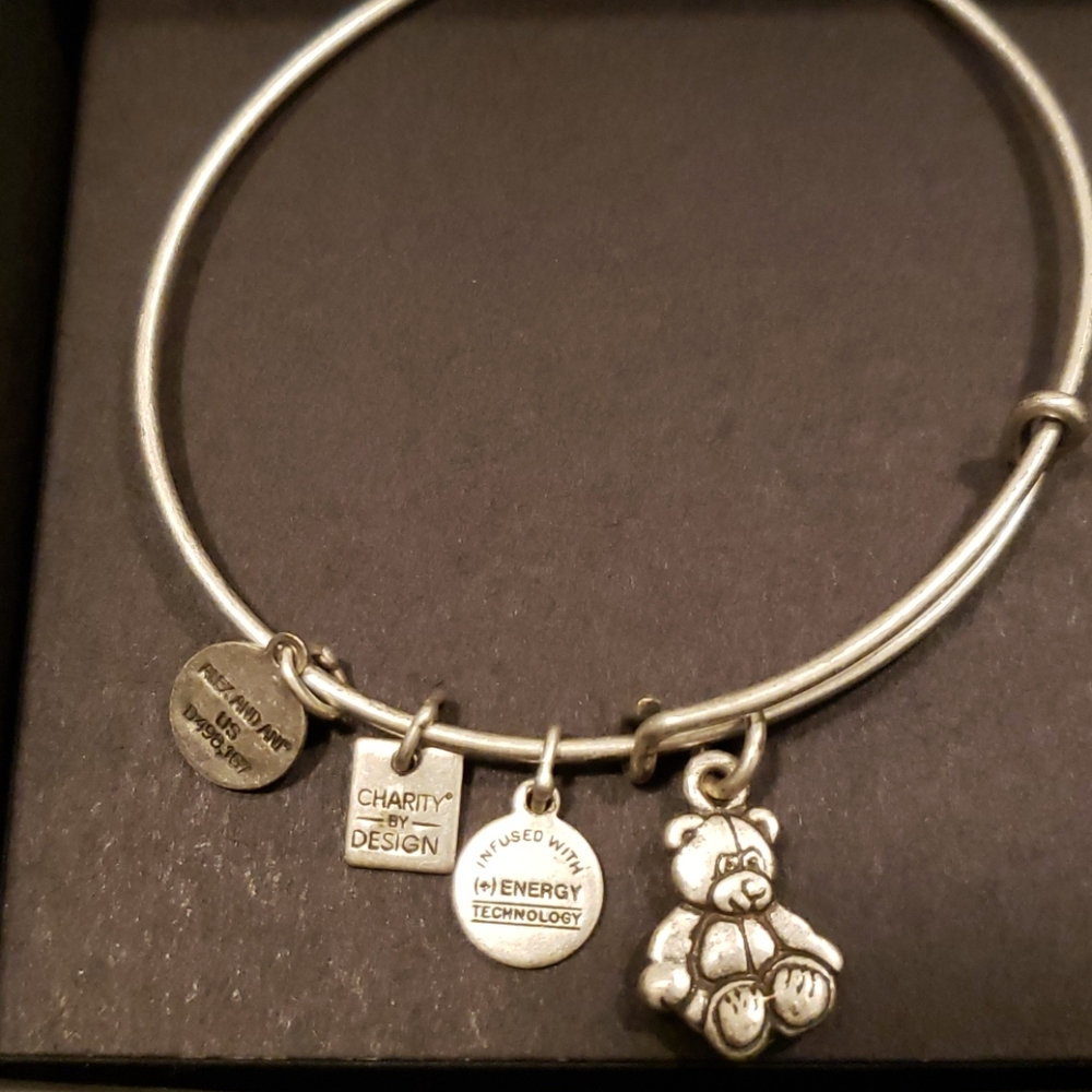 Alex and Ani Bear Charm Bracelet